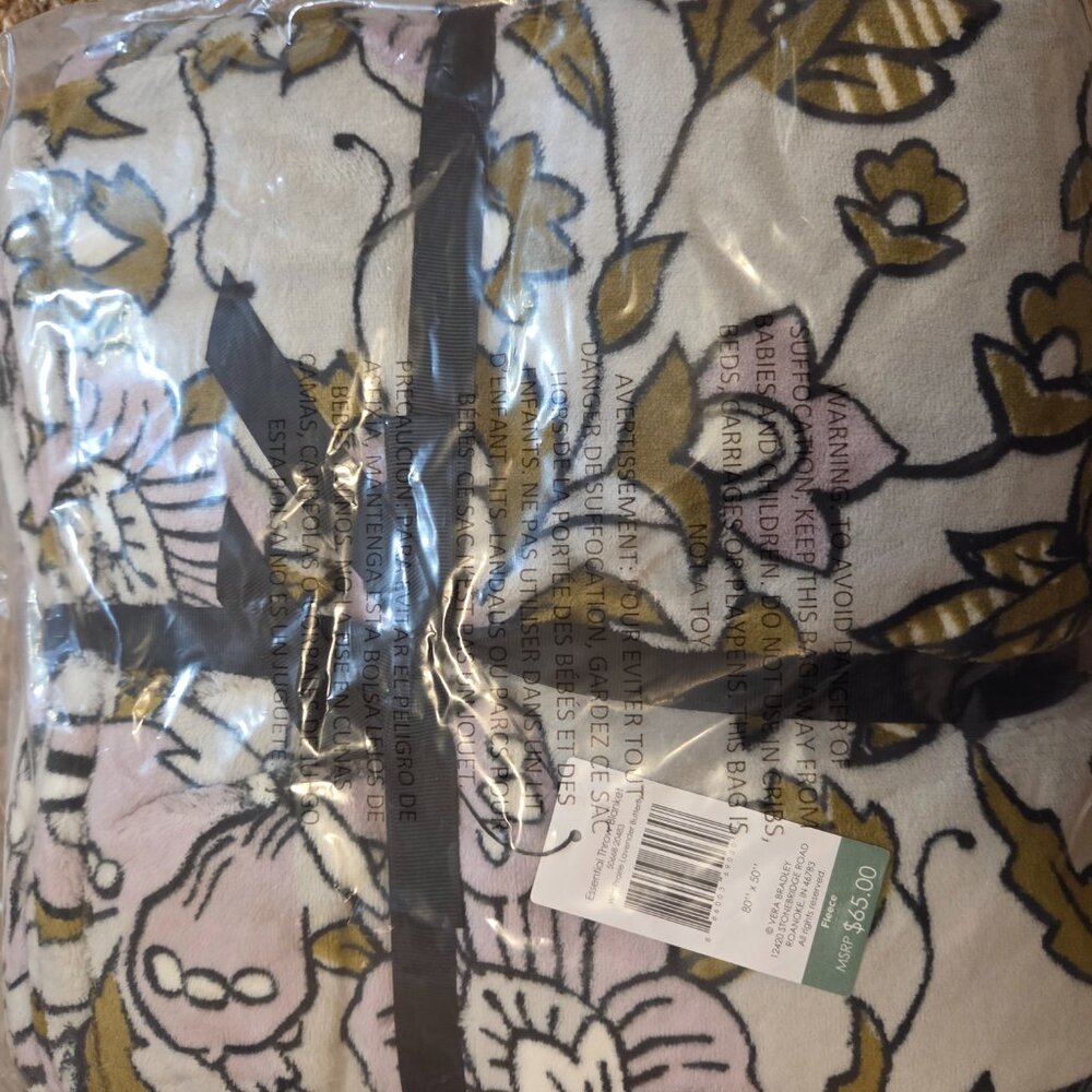 Vera Bradley Throw Blanket - Picture 2 of 5